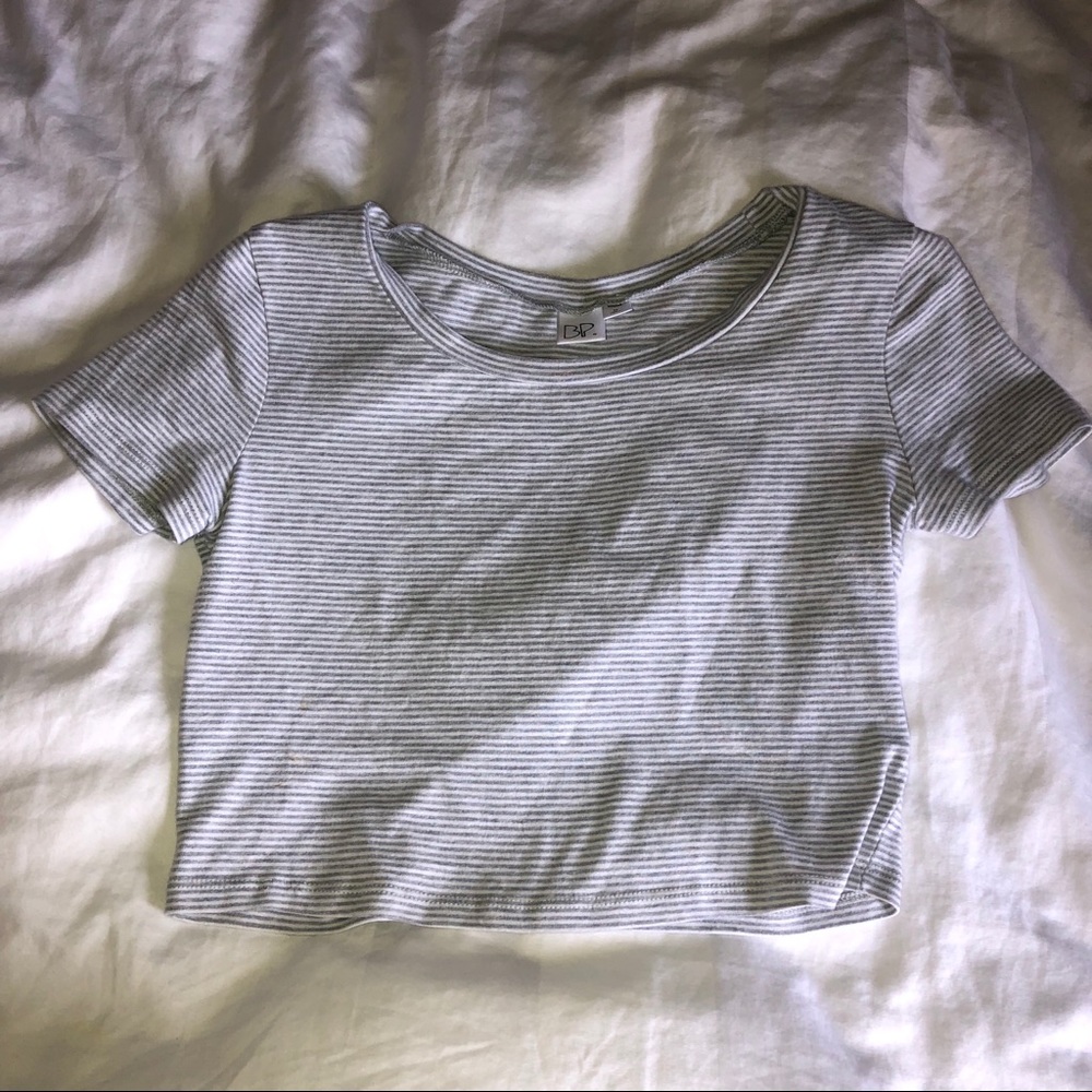 BP striped crop top